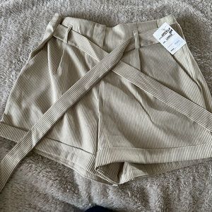 NWT stripped shorts